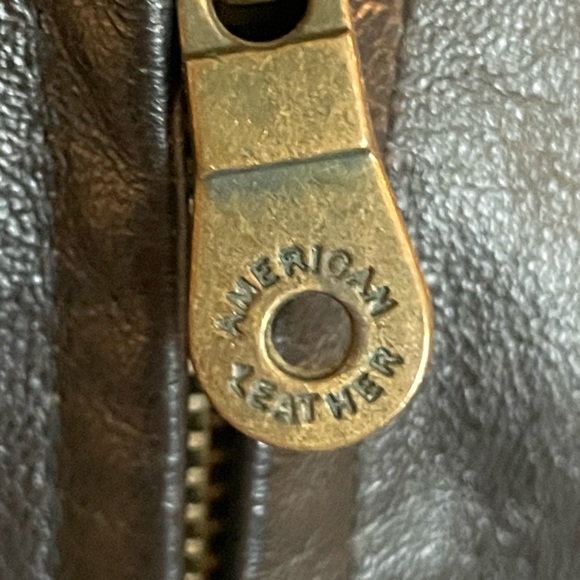 AMERICAN LEATHER 90s Jacket Sz LARGE - Picture 3 of 6